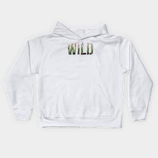 Wild Typo Kids Hoodie